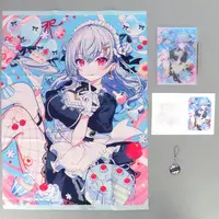Hakase Fuyuki - Character Card - Tapestry - Key Chain - Acrylic Art Plate - Birthday Merch Complete Set - Nijisanji