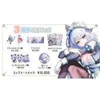 Hiiragi Shikimi - Complete Set - Plastic Folder - Acrylic stand - Badge - Mouse Pad - Stickers - Stationery - VTuber