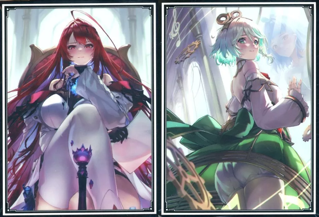 Cecilia Immergreen & Elizabeth Rose Bloodflame - Card Sleeves - Trading Card Supplies - Justice