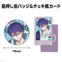 Kenmochi Toya - Character Card - Badge - Nijisanji