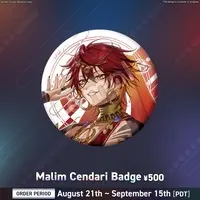 Malim Cendari - Badge - FIRST STAGE PRODUCTION