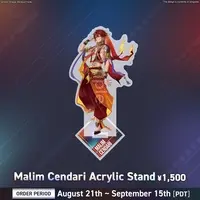 Malim Cendari - Acrylic stand - FIRST STAGE PRODUCTION