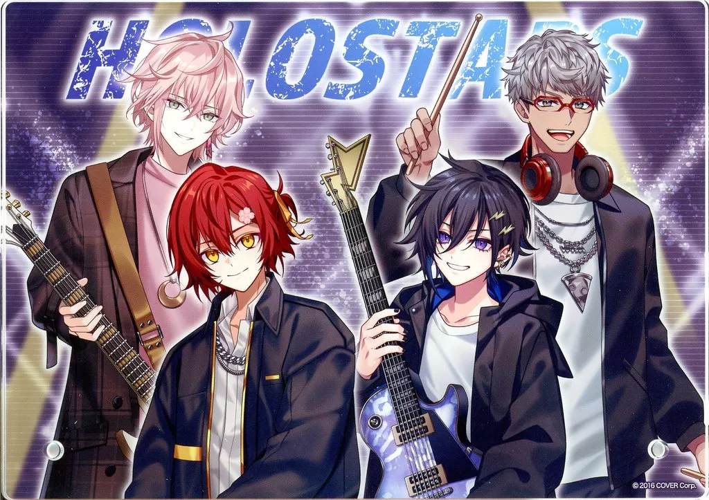 HOLOSTARS - Acrylic Art Plate - Rikka & Arurandeisu & Kanade Izuru & Hanasaki Miyabi