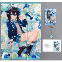 Sorahoshi Kirame - Character Card - Tapestry - Key Chain - Acrylic Art Plate - Birthday Merch Complete Set - Nijisanji