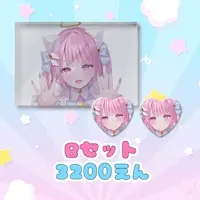 Nekone Ramu - Acrylic Block - Badge - VTuber