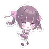 Ruchi Ruchiru - Acrylic Key Chain - Key Chain - VTuber Size-70 x 70 (mm)