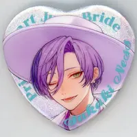 Sakaki Ness - Heart Badge - Badge - Nijisanji
