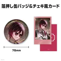 Ver Vermillion - Character Card - Badge - Nijisanji