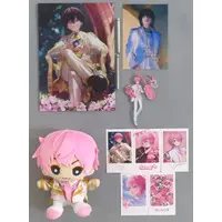 Satomi - Birthday Merch Complete Set - Acrylic Art Plate - Key Chain - Plush - Acrylic Key Chain - Character Card - Strawberry Prince