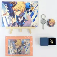 Kishido Temma - Complete Set - Accessory - Canvas Board - Badge - Necklace - Key Chain - Hand-signed - Postcard - HOLOSTARS
