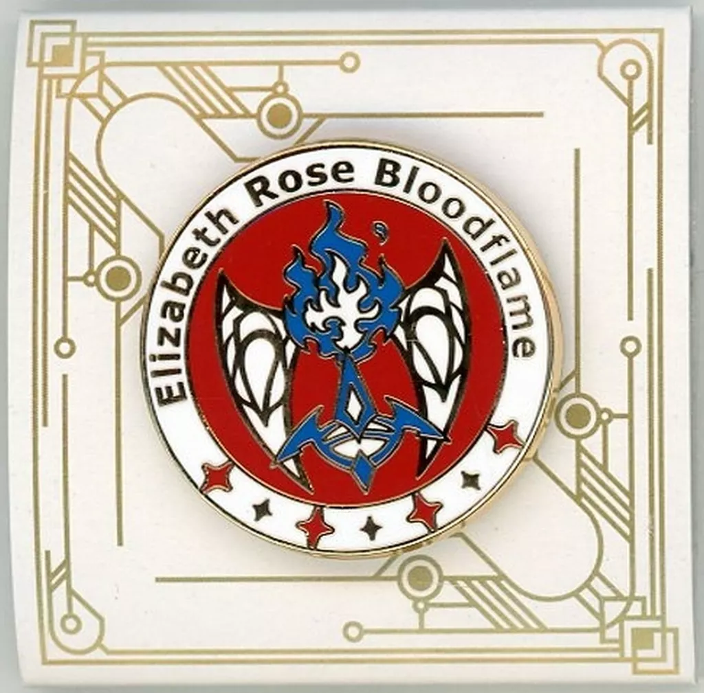 Elizabeth Rose Bloodflame - Pin - Badge - Justice