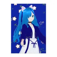 Nekobosi Eri - Poster - VTuber Size-B2