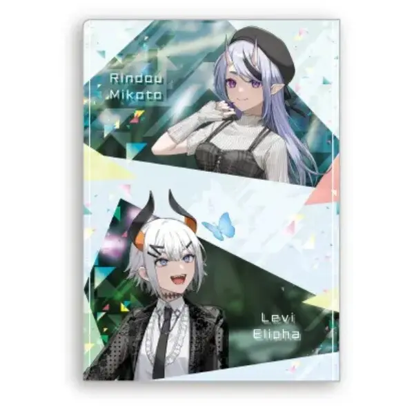 Levi Elipha & Rindou Mikoto - Stationery - Plastic Folder - Nijisanji