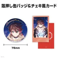 Saegusa Akina - Character Card - Badge - Nijisanji