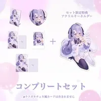 Asagiri Suimu - Badge - Birthday Merch Complete Set - Plastic Folder - Character Card - Key Chain - Acrylic Key Chain - Stationery - Acrylic Art Plate - VTuber