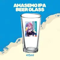 Amase Momo - Tableware - Tumbler, Glass - VTuber Size-D 8cm H 9.5cm