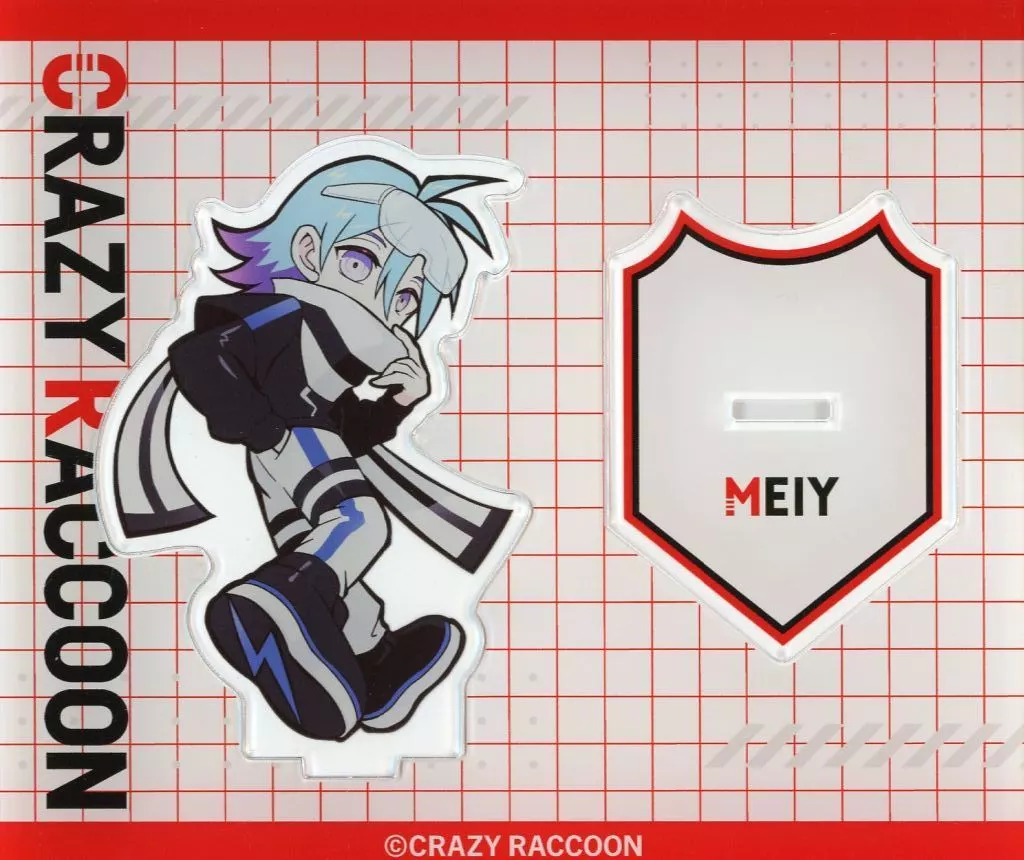 Meiy - Acrylic stand - Crazy Raccoon