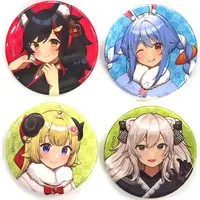 hololive - Badge - Shishiro Botan & Tsunomaki Watame & Usada Pekora & Ookami Mio