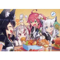 hololive - Poster - Sakura Miko & Shirakami Fubuki & Nakiri Ayame & Ookami Mio