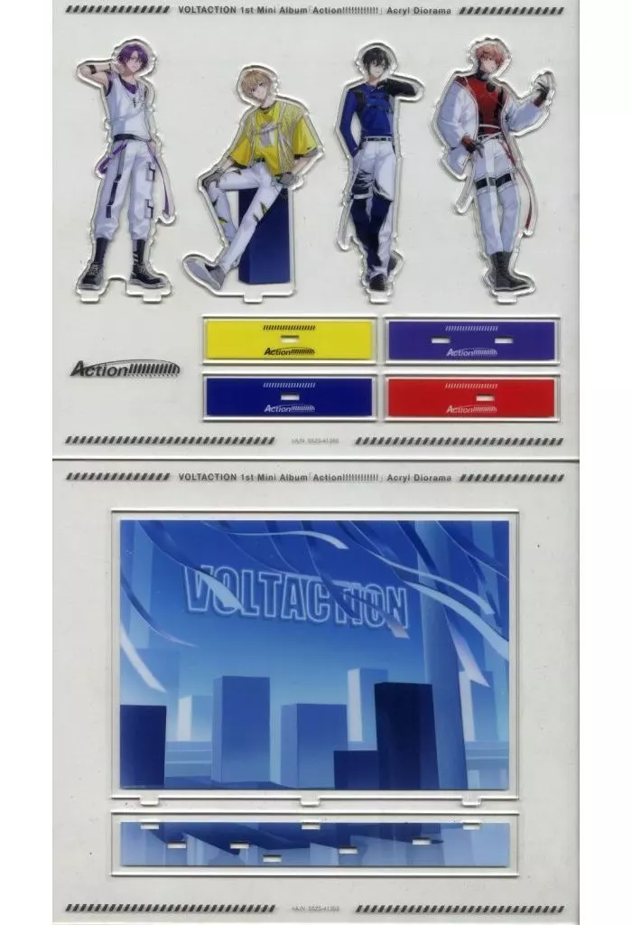 VOLTACTION - Acrylic stand - Fura Kanato & Seraph Dazzlegarden & Watarai Hibari & Shikinagi Akira