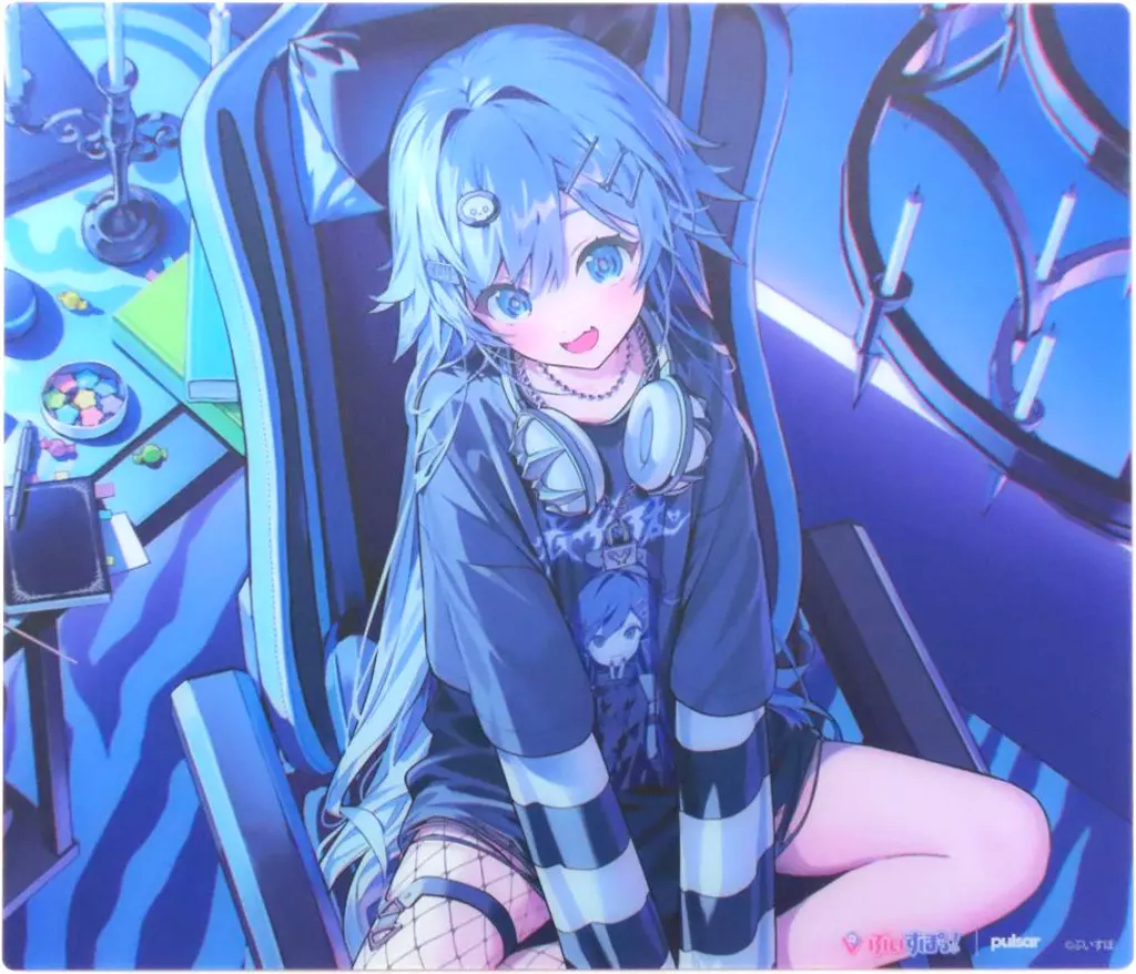 ぶいすぽっ！ ガラスマウスパッド 夜乃くろむVSPO! GEAR VSPO! GEAR ガラスマウスパッド