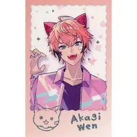 Akagi Wen - Nijisanji Wannyan Days - Character Card - Nijisanji
