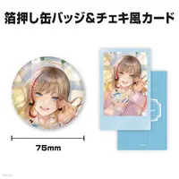 Kurusu Natsume - Character Card - Badge - Nijisanji