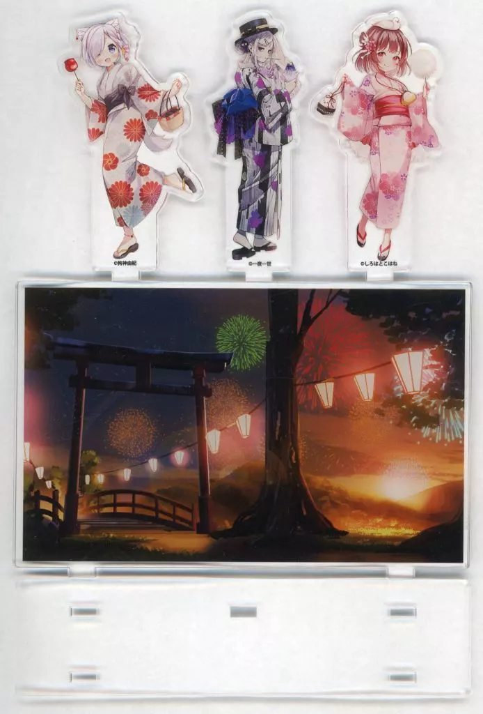 SevenCarat - Acrylic stand - Ina & Makami Hare & Shirohato Kohane