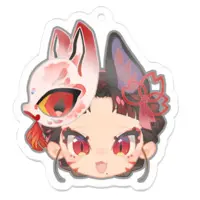 sakuya - Acrylic Key Chain - Key Chain - VTuber Size-50 x 50 (mm)