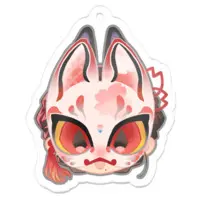 sakuya - Acrylic Key Chain - Key Chain - VTuber Size-50 x 50 (mm)