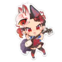 sakuya - Acrylic Key Chain - Key Chain - VTuber Size-100 x 100 (mm)