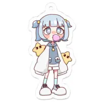 Yumehane Mulu - Acrylic Key Chain - Key Chain - VTuber Size-50 x 50 (mm)