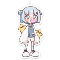 Yumehane Mulu - Acrylic Key Chain - Key Chain - VTuber Size-70 x 70 (mm)