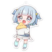 Yumehane Mulu - Acrylic Key Chain - Key Chain - VTuber Size-70 x 70 (mm)