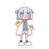 Yumehane Mulu - Acrylic Key Chain - Key Chain - VTuber Size-50 x 50 (mm)