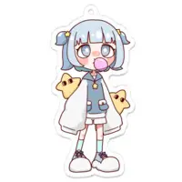 Yumehane Mulu - Acrylic Key Chain - Key Chain - VTuber Size-70 x 70 (mm)