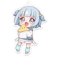 Yumehane Mulu - Acrylic Key Chain - Key Chain - VTuber Size-70 x 70 (mm)