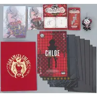 Sakamata Chloe - Complete Set - Folder - Postcard - Acrylic Art Plate - Character Card - Key Chain - holoX