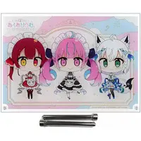 hololive - Acrylic Art Plate - Shirakami Fubuki & Minato Aqua & Houshou Marine