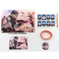 Onigaya Ten - Hand-signed - Rubber Band - Badge - Acrylic Art Plate - Birthday Merch Complete Set - Neo-Porte