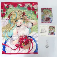 Tachitsute Toto - Character Card - Tapestry - Key Chain - Acrylic Art Plate - Birthday Merch Complete Set - Nijisanji