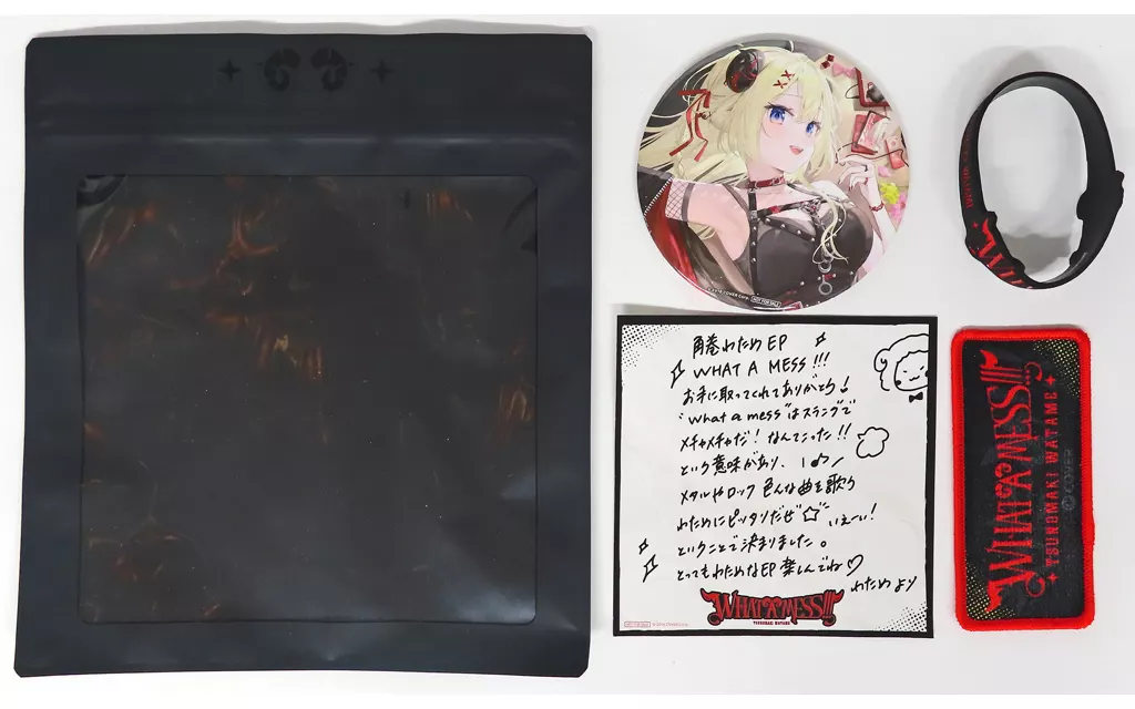 Tsunomaki Watame - Badge - Wristband - CD - hololive