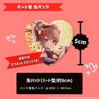 Necoilie Aco - Badge - Heart Badge - VTuber