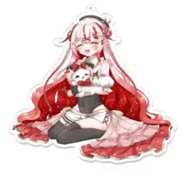 Sakuragi Koebi - Acrylic Key Chain - Key Chain - VTuber Size-100 x 100 (mm)