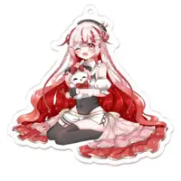 Sakuragi Koebi - Acrylic Key Chain - Key Chain - VTuber Size-70 x 70 (mm)