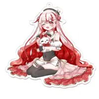 Sakuragi Koebi - Acrylic Key Chain - Key Chain - VTuber Size-100 x 100 (mm)