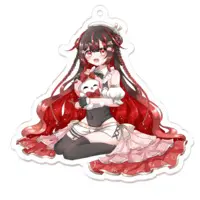 Sakuragi Koebi - Acrylic Key Chain - Key Chain - VTuber Size-70 x 70 (mm)