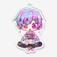 Leila Katrett - Acrylic Key Chain - Key Chain - VTuber Size-70mm