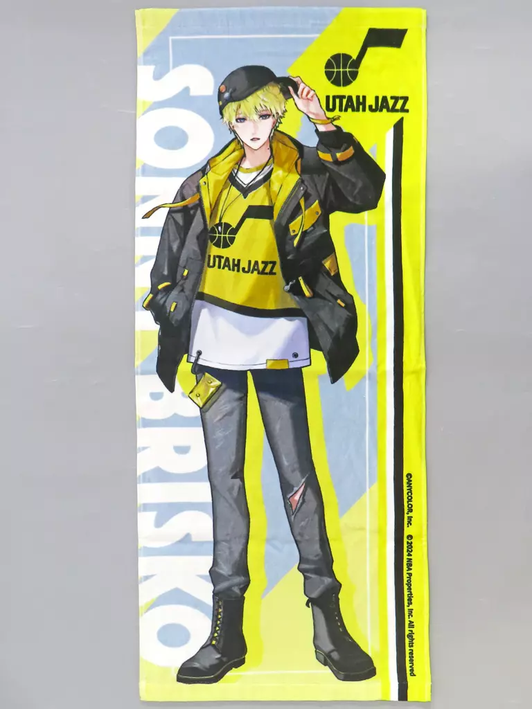 NIJISANJI EN　NBA　キャラファインキャンバスボード　フェイスタオル Sonny Brisko - Towels - NBA x NIJISANJI EN - Nijisanji (サニー