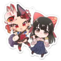 sakuya - Acrylic Key Chain - Key Chain - VTuber Size-70 x 70 (mm)